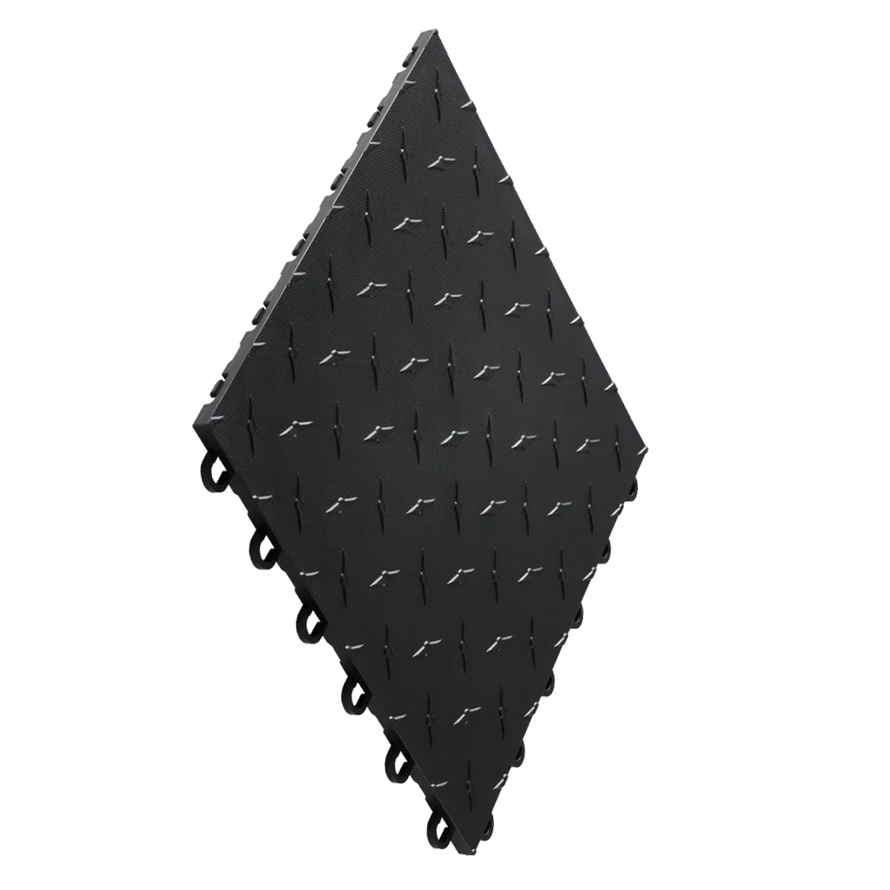 Diamonxtrax tile in Jet Black