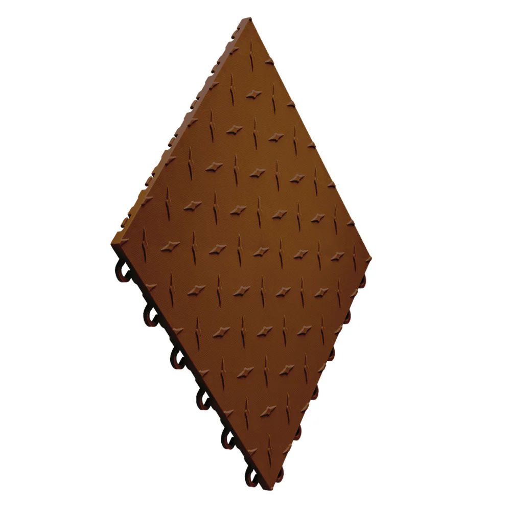Diamonxtrax tile in Chocolate Brown