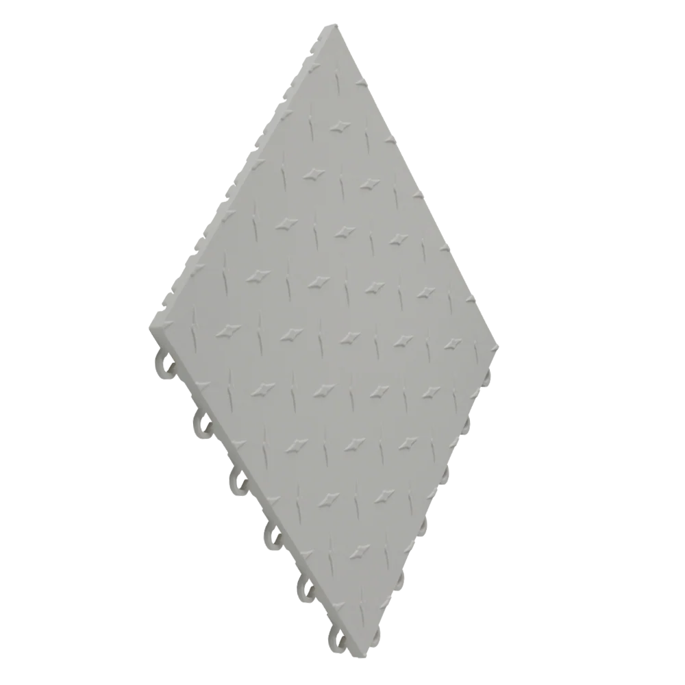 Diamonxtrax tile in Pearl Silver
