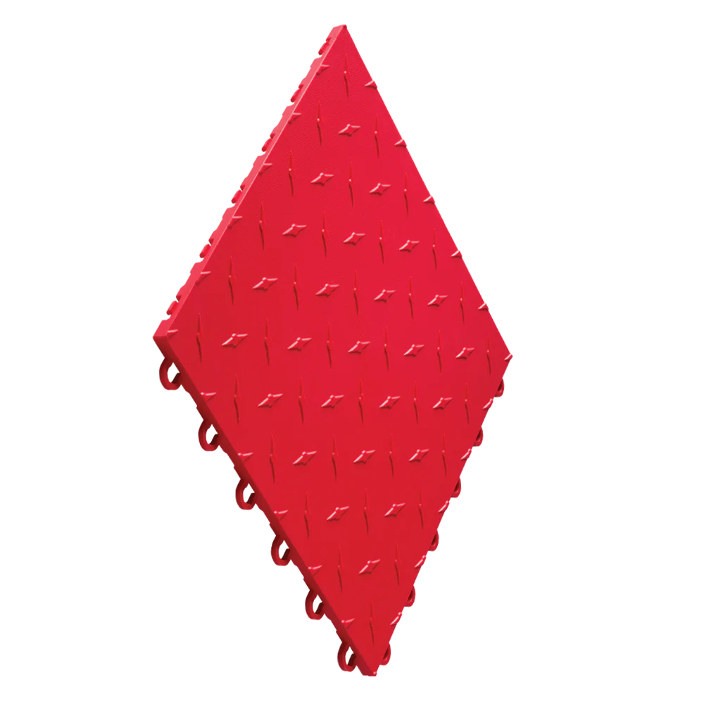 Diamonxtrax tile in Racing Red