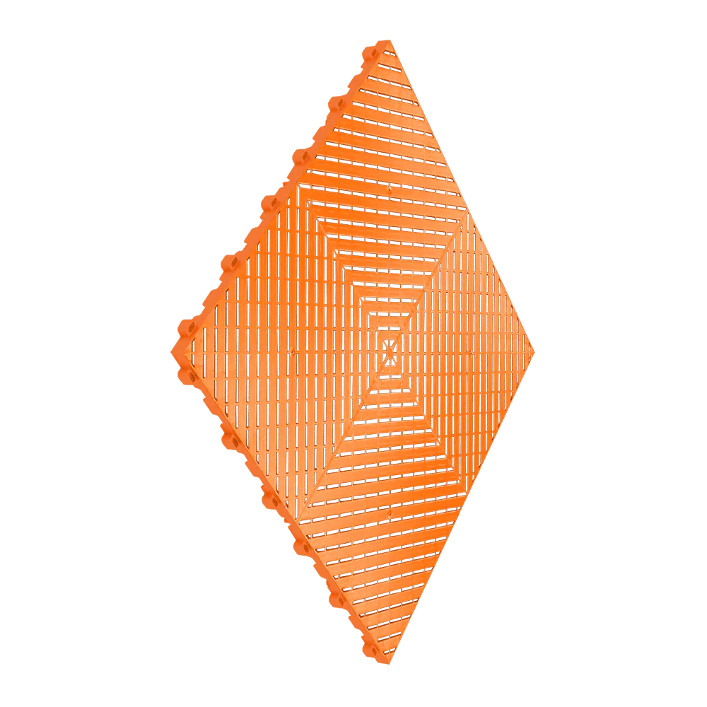 Ribtrax Pro Smooth tile in Tropical Orange