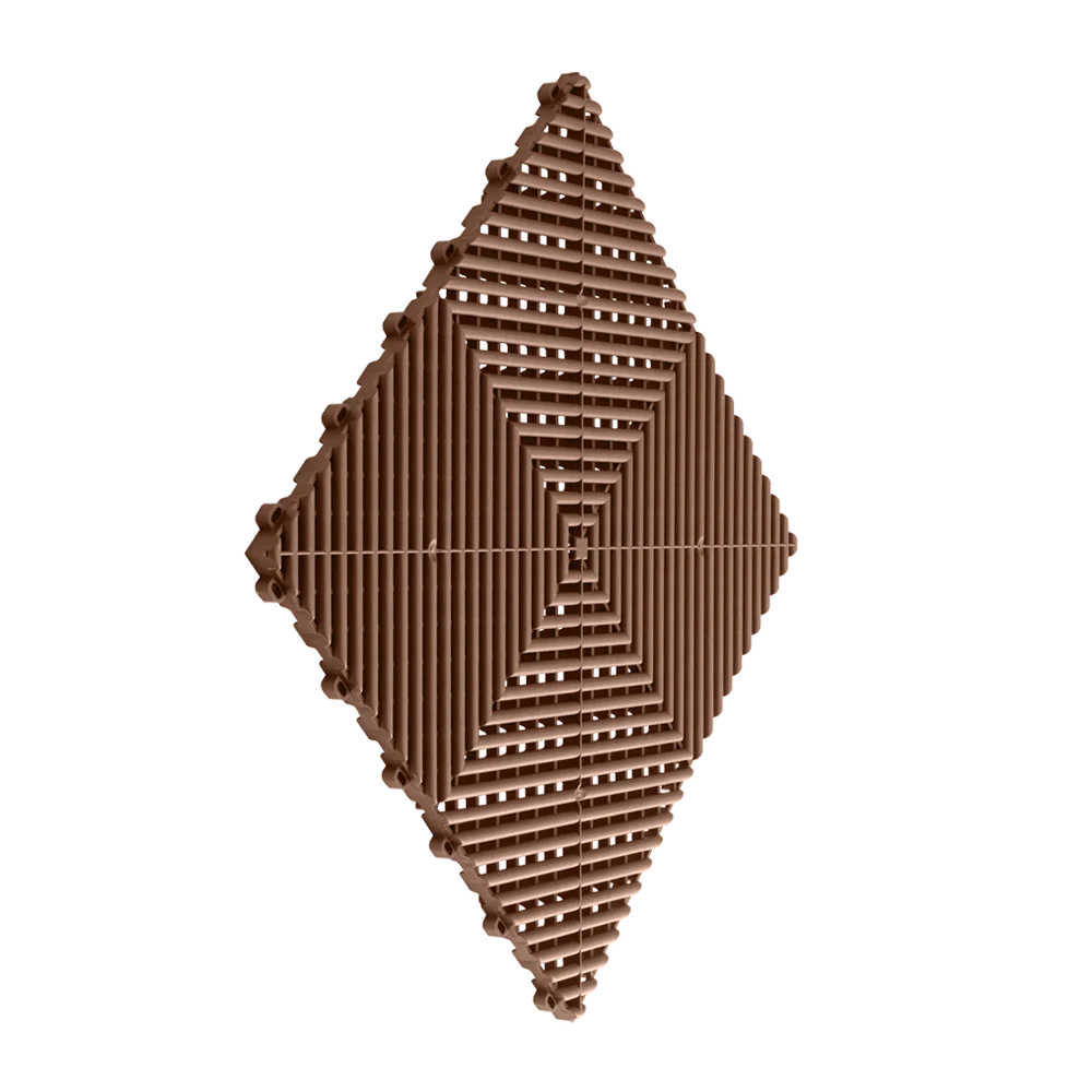 Ribtrax Pro tile in Chocolate Brown