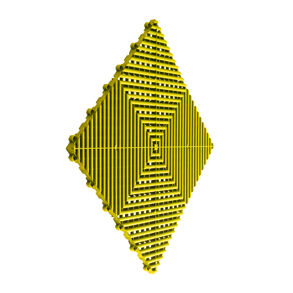 Ribtrax Pro tile in Citrus Yellow