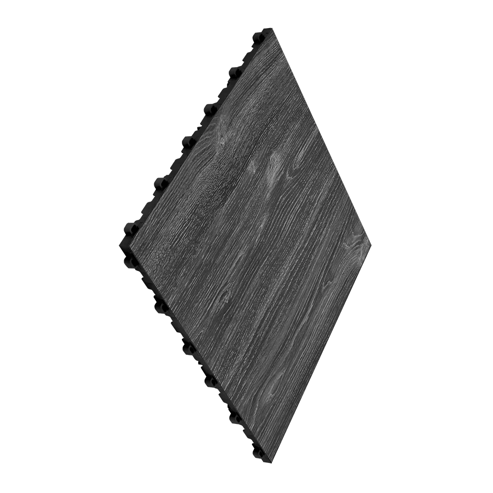 Vinyltrax Pro tile in Black Oak